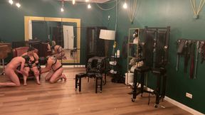 Fetish Lofts with My 2 Slaves Part 4-4