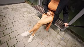 My big hard sissy cock in a dress