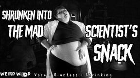 Shrunken Into the Mad Scientist's Snack (VORE)