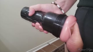 Double fisting two Fleshlights and a Cum Creampie in both 4K UHD