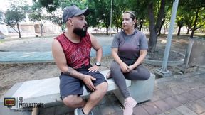 Chubby Latina MILF meets new friend for park sex - Pure Taboo