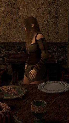 Dragonborn Pounding a Tavern Girl - Skyrim Parody