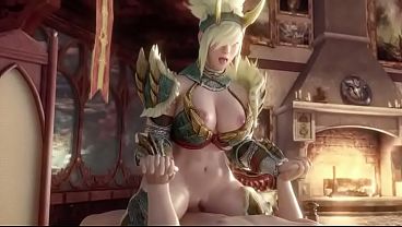 Monster hunter world hentai female hunter in zinogre armor gets creampie