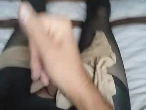 Step Mom and pantyhose