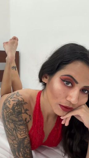 Goddess Ignores You, While I Trigger You with My Pretty Feet