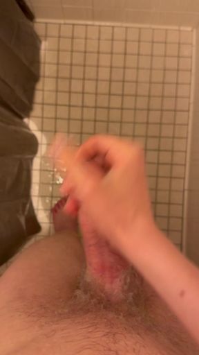 Jerking it in the shower