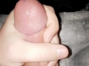 Accidently cumming on my phone from jerking off. Finally home from quarentine.