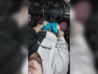 Trans Guy Makes His FTM Knob Cum Hard in Car (Boy Groaning ASMR) Smokin' Fetish