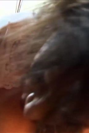 Ebony big boobed MILF and her skinny blonde girl like a good orgy fuck