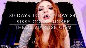 30 Days To Sissy Day 24: Sissy Cock Sucker (MP4 1080p)