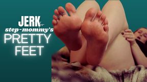 Jerk To Stepmommy's Pretty Feet - Darcy James - Caring stepmom gives you instruction to please yourself whilst teasing you with her cute feet - Foot Fetish, Foot Worship, Taboo, JOI, POV, Cum Countdown