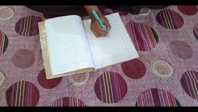 Desi College Student Was Fucking in College Uniform with Teacher on Coching Time