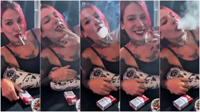 Casual and intense chainsmoking