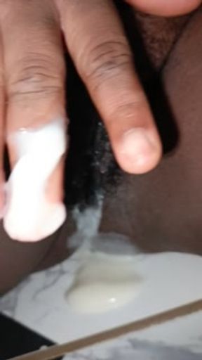 solo loud moaning orgasm horny creampie pussy