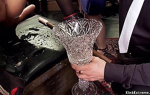 Squirting sluts fucked at bdsm party