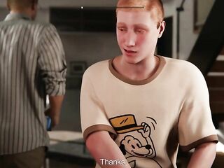 Game: FindingBuddies, Chapter 10 - Encounter an old ally (Chapter 5), helping on the farm, having sex by the waterfall, giving a fellatio, and getting banged in the booty (russian english voice)
