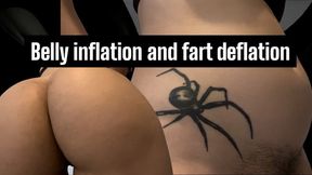 Belly play, inflation and farts