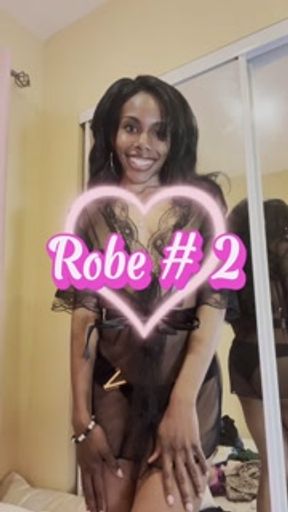 Purple vs. Black Sheer Robe Try On Haul