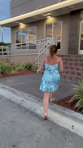 Cumslut MILF in Mcdonalds