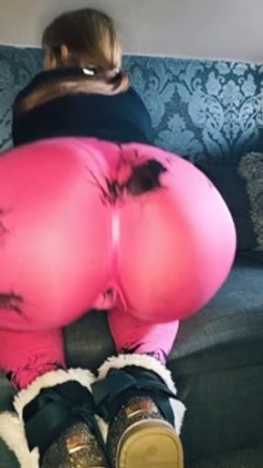 Irish girl bends over for Daddy