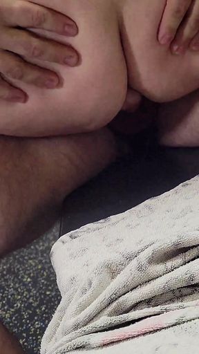 Emotional moment from &quot;Fucking and sucking at the Gym&quot;