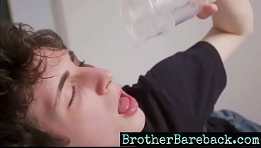 Caught Drinking my StepBrother'_s Cum