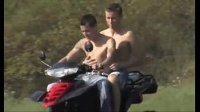 Boys having fun outdoor