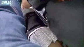 Public train sex with Asians teen leads to unexpected pleasure