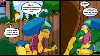 Marge Gets Fucked By Ned, Cheating Wife Cheats On Her Husband When He's Working - The Simpsons Hen