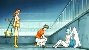 Warrior Celebrates Triumph in Steaming Catgirl-Angel Threesome Fantasy