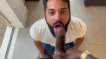 Hairy Brazilian Slut gets Bred by DaddyBlackXXX in Public
