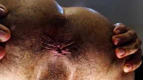 Latino Muscled Ass Play and Jerk Off