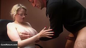 Pierced Mature Secretary Is Getting A Hard Anal Fuck