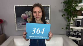 Skinny babe shows off her wet pussy on casting exam