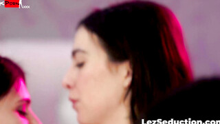 Lesbian Dream Squad 4 Straight Friends Get Tamed by Alex Coal and Leah Gottis Ultimate BDSM Seduction