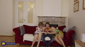 Stepson Fucking Stepgrandma Petra And Stepmom Lavra Red In A Hardcore Anal Threesome - MatureNl