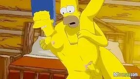 Homer Marges Steamy Cartoon Encounter in Simpson Family Fever