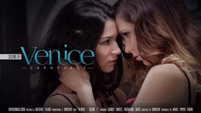 Lesbians dressed in sexy lingerie enjoy passionate sex