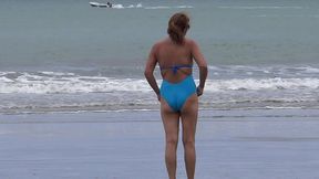 real video, my wife makes me cuckold for the first time on the beach with my best friend