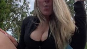 Hot Sexy Blonde Smoking For You 4kmp4