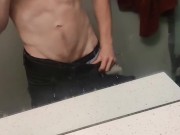 post workout fit twunk tease