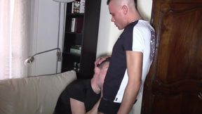 Briccio fucked bareback by bad boy from Paris for a casting porn
