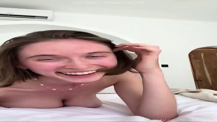 Yourina Masturbates While Prone In Bed