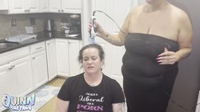 SofieeSoles Shaves Quinn’s Head