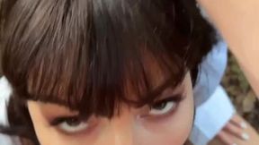 Sucked hard during the photoshoot &mdash;  paid for the BJ