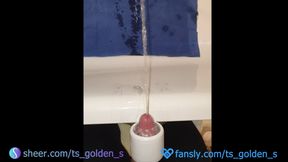 Piss and big cumshot! 💦