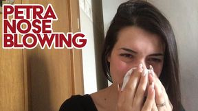 Petra blows her nose -HD