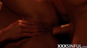 Hot girl enjoys deep throat and butt&#x1F351; riding from a big cock&#x1F346;