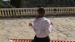 The Spain Files - Secretary Any Twist in a Zip-Tie Hogtie Challenge - Part 1 wmv SD