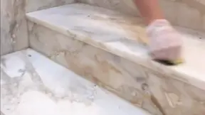 Sultry Redhead Gives Steamy Blowjob on a Steamy Day